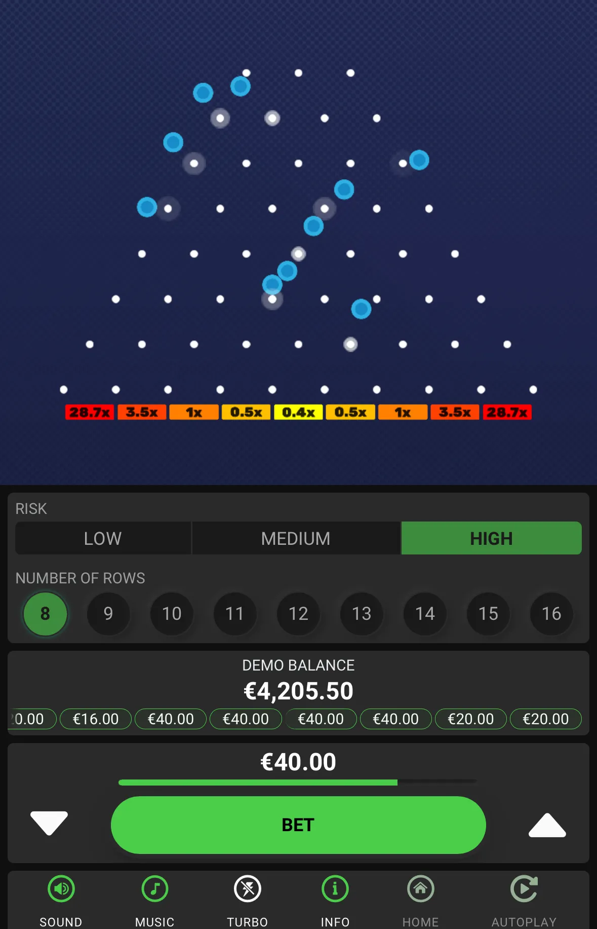Plinko App f&uuml;r Android und iOS herunterladen